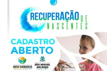 RECUPERAÇÃO DE NASCENTES 